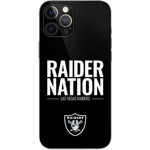 NFL Las Vegas Raiders Team Motto iPhone 12 Pro Max Skin